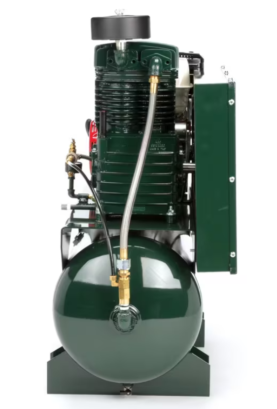 Rolair 13GR30HK30 Air Compressor Truck Mount Stationary 30 gal. Gas 13 HP Honda GX390 Engine Two-Stage Pump New