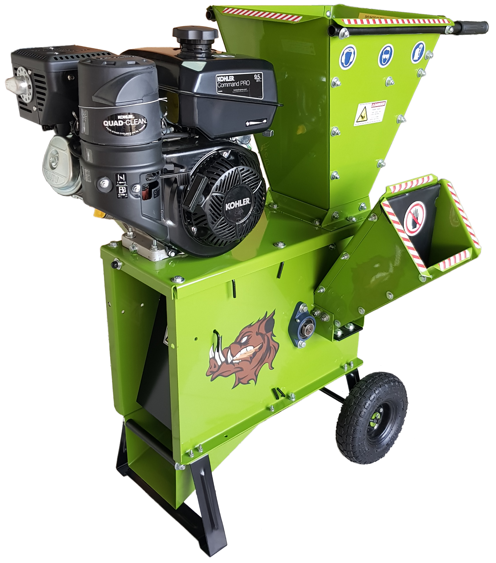 YARDBEAST 2050 277cc 9.5HP Kohler CH395 engine 3" Wood Chipper Shredder New