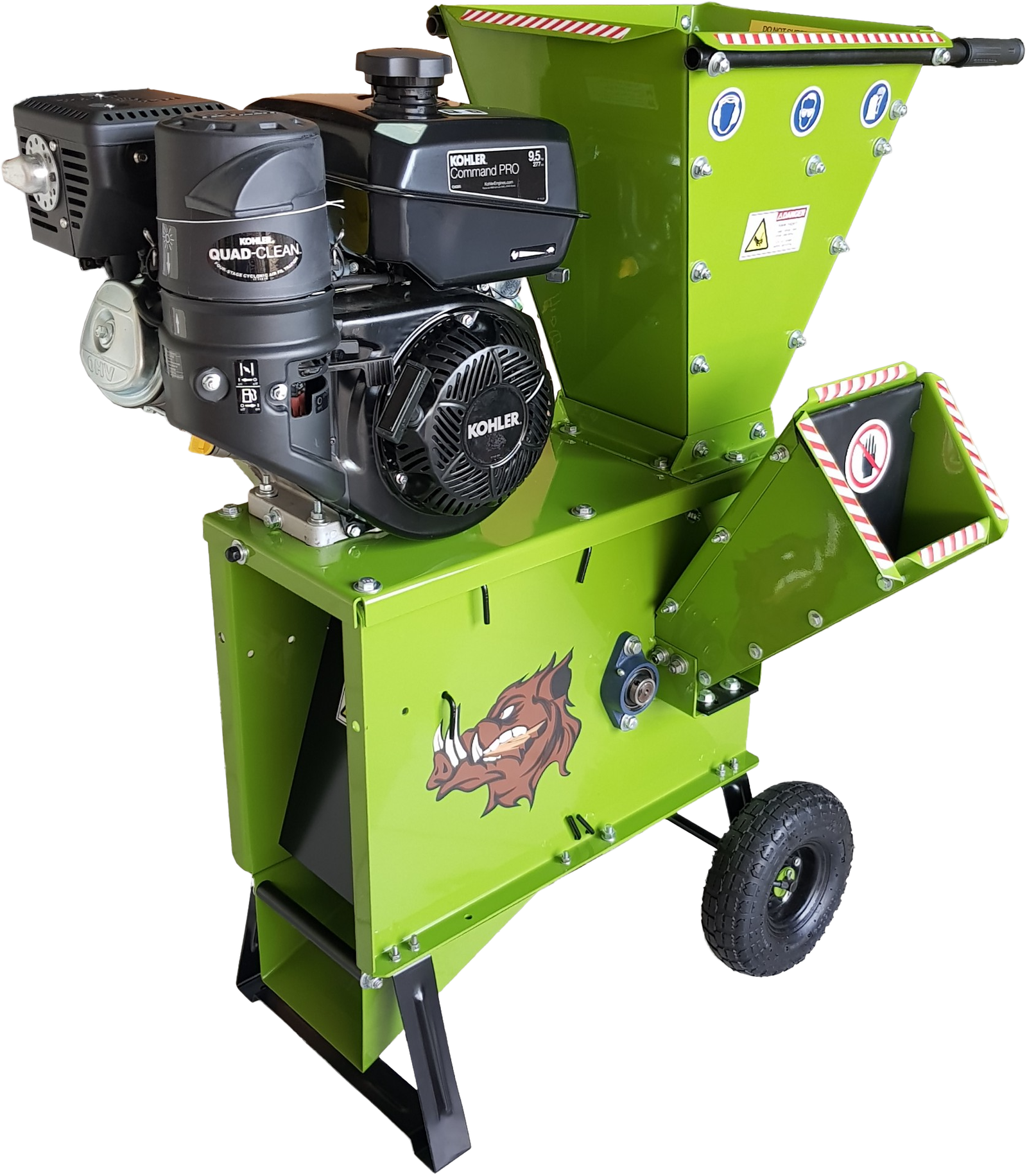 YARDBEAST 2050 277cc 9.5HP Kohler CH395 engine 3" Wood Chipper Shredder New