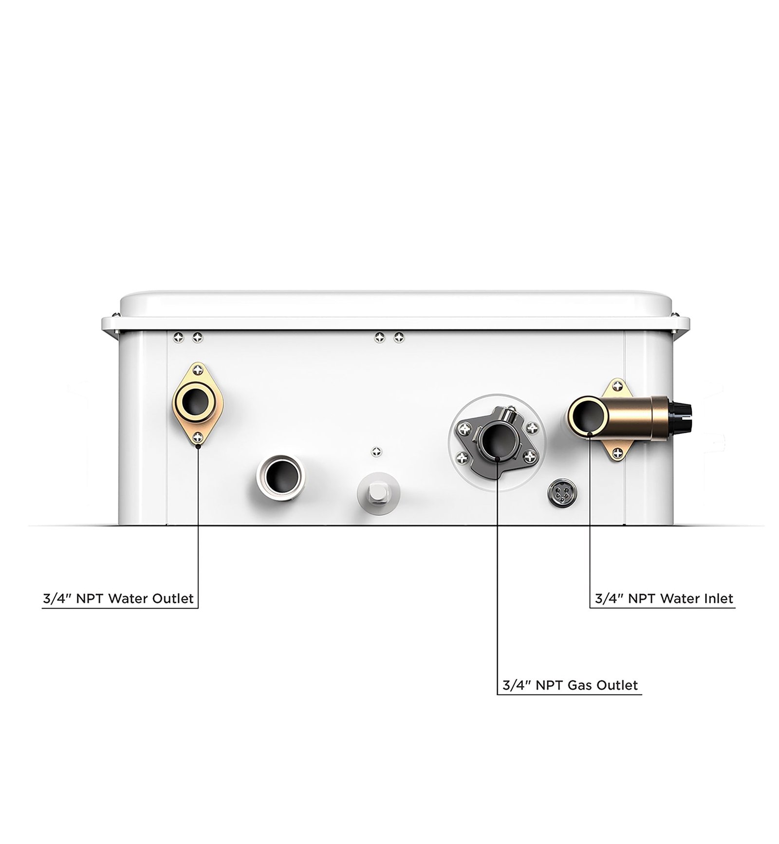 Eccotemp 45HI-LP 6.8 GPM Propane Tankless Water Heater Open Box