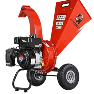 G GUO054 Mini Wood Chipper and Shredder 7HP 212CC Gas Engine 3" Max Branch Diameter New