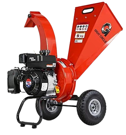 G GUO054 Mini Wood Chipper and Shredder 7HP 212CC Gas Engine 3" Max Branch Diameter New