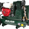 Rolair 8422HK30 Air Compressor Wheeled 9 Gal. Gas 9 HP Honda GX270 Engine Two Stage Pump New