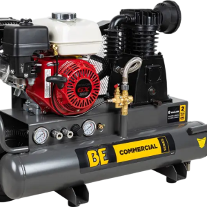 BE Portable Air Compressor with Honda GX200 Engine 13.8 CFM at 90 PSI New