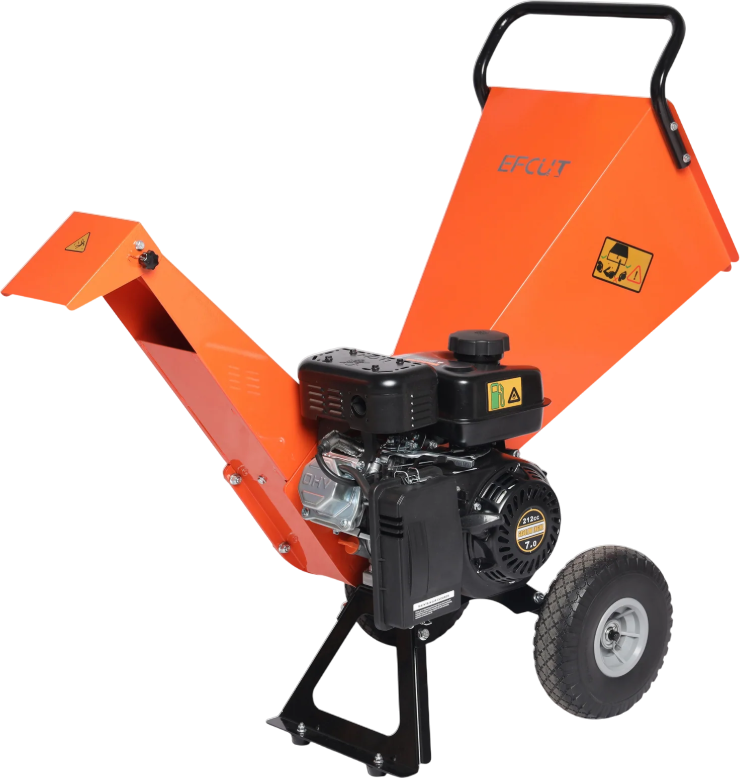 EFCUT R30 Wood Chipper 3" Shredder Mulcher 7HP 212cc Horizontal 4-stroke Gas-Powered Compact New
