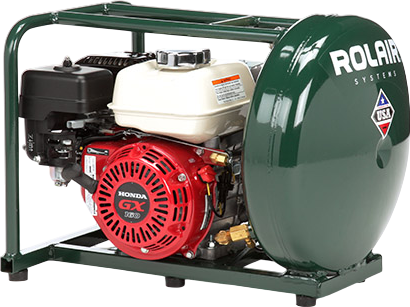 Rolair GD5000PV5H Air Compressor Hand Carry 5 Gal. Gas 5.5 HP Honda GX160 Engine Single Stage Pump New
