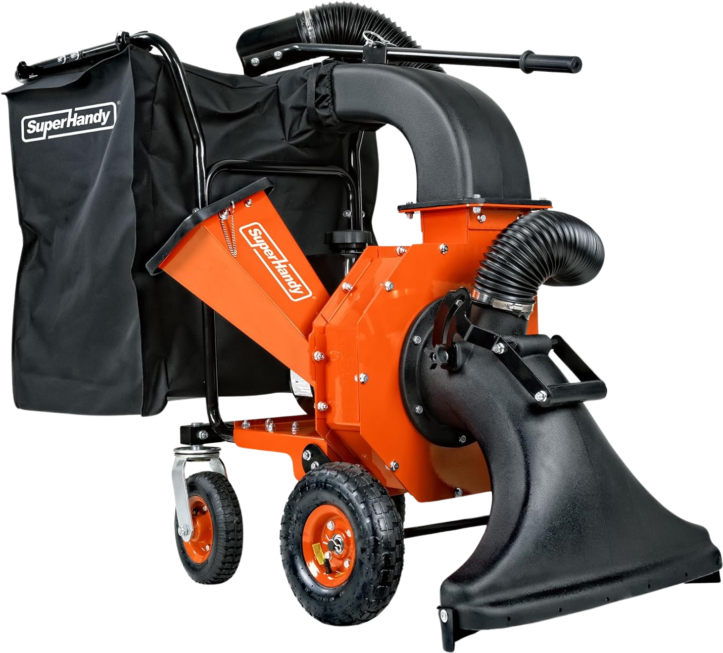 Super Handy GUO128 Leaf Vacuum and Wood Chipper Mulcher 2" Branches Gas 7HP 209cc New