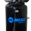 Mega Compressor MP-6580V2 Air Compressor 2 Stage 80 Gallon 5 HP 175 PSI 208/230V Single Phase Electric Start New