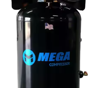 Mega Compressor MP-6580VC Air Compressor Single Stage 80 Gallon 5 HP 150 PSI 208/230V Single Phase Electric Start New