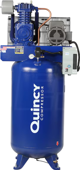 Quincy QT Pro Plus Air Compressor 5 HP 80 Gallon Two Stage 1-Phase 230V 451CS80VCBP New