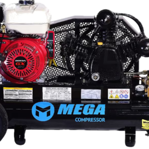 Mega Compressor MP-9010HGE Air Compressor Twin Tank 10 Gallon 9 HP 180 PSI Electric Start New
