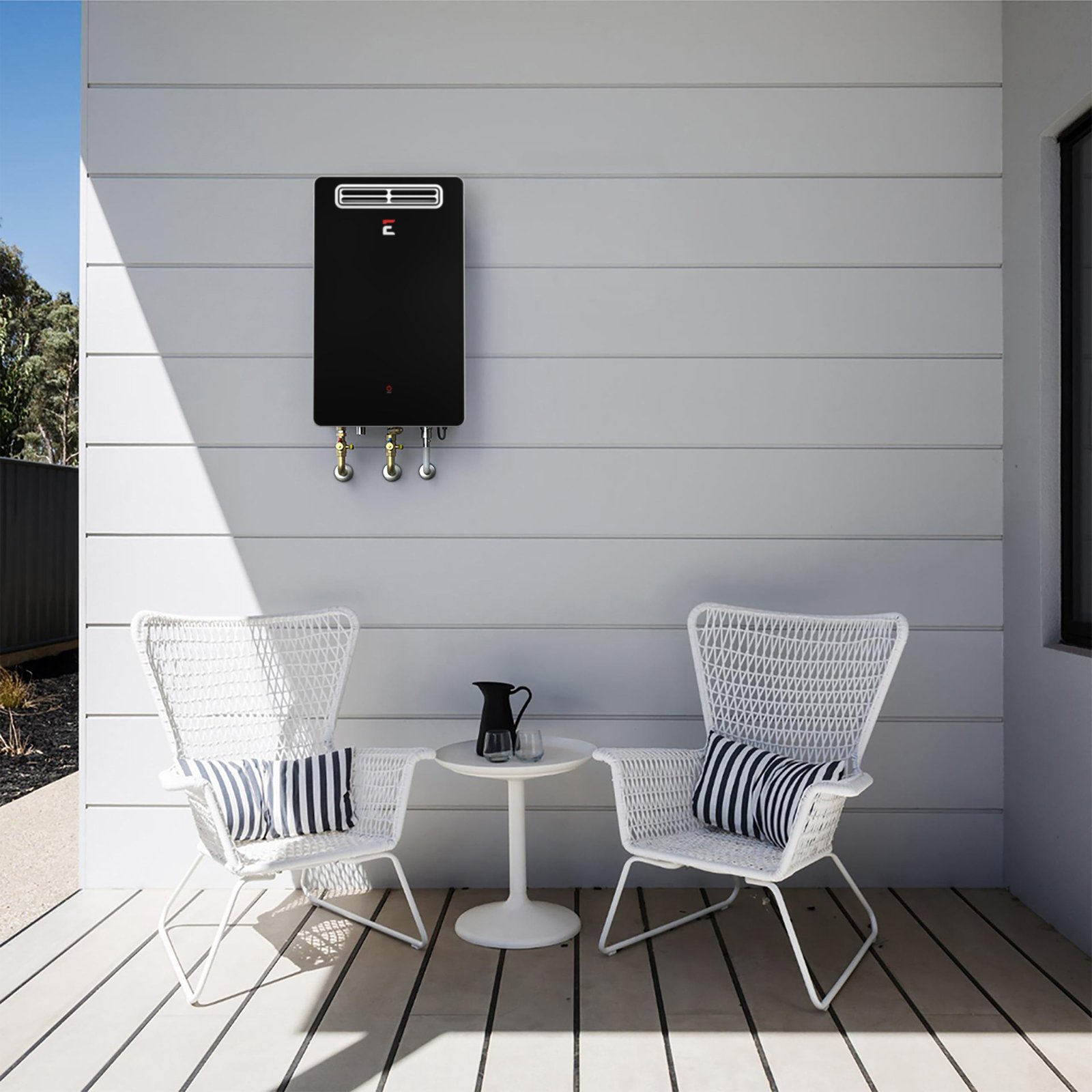 Eccotemp SH22-NG SmartHome Tankless Water Heater Natural Gas 6.8 GPM Outdoor Wi-Fi Open Box