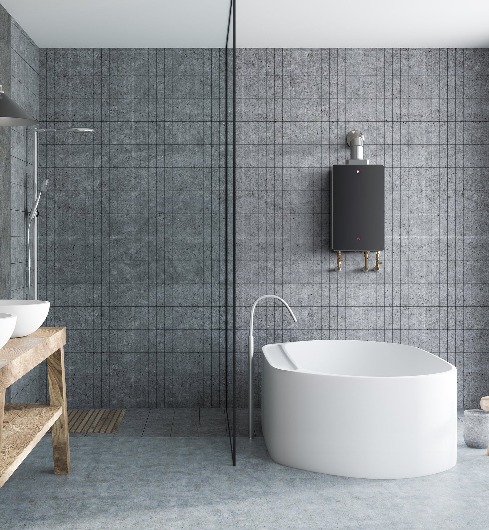 Eccotemp SH22-ING SmartHome Tankless Water Heater Natural Gas 6.8 GPM Indoor Wi-Fi Open Box